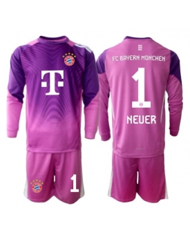 Bayern Munich Manuel Neuer #1 Portiere Maglia Gara Terza Repliche 2025-26 Bambino Maniche Lunghe